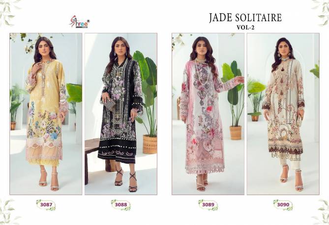 Jade Solitaire Vol 2 By Shree Cotton Pakistani Suits Catalog
